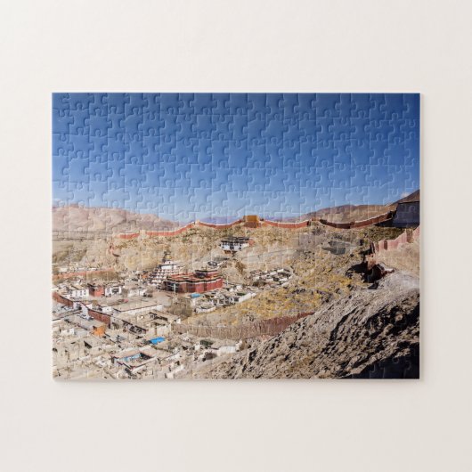 Puzzle Vue aérienne du monastère de Gyantse & Palcho - Ti (Horizontal)