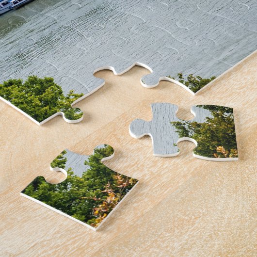 Puzzle Vue aérienne du Pont des Chaînes à Budapest, Hongr (Côté)