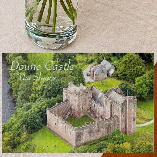 Puzzle Vue aérienne Shaw Scottish Clan's Doune Castle