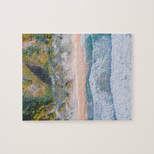 Puzzle Vue aérienne sur la plage (Horizontal)