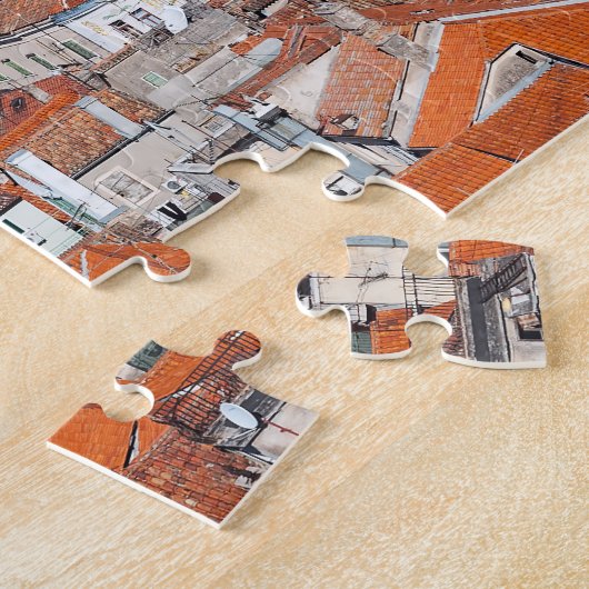 Puzzle Vue aérienne sur la ville de Split - Dalmatie, Cro (Côté)