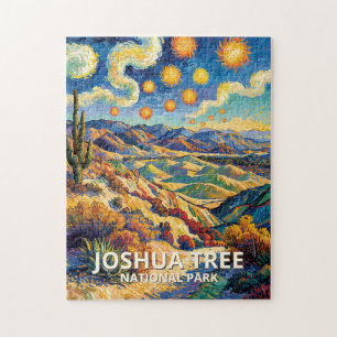 Puzzle Vue colorée de Keys View sur Joshua Tree dans le s