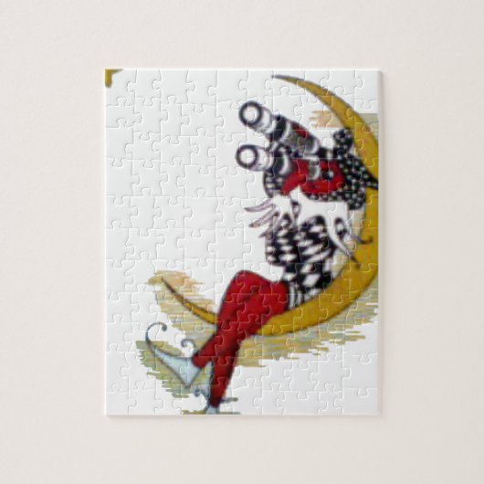 Puzzle Vue cosmique : Elfe sur la lune aventure (Vertical)