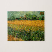 Puzzle Vue d'Arles avec Irises par Vincent van Gogh (Horizontal)