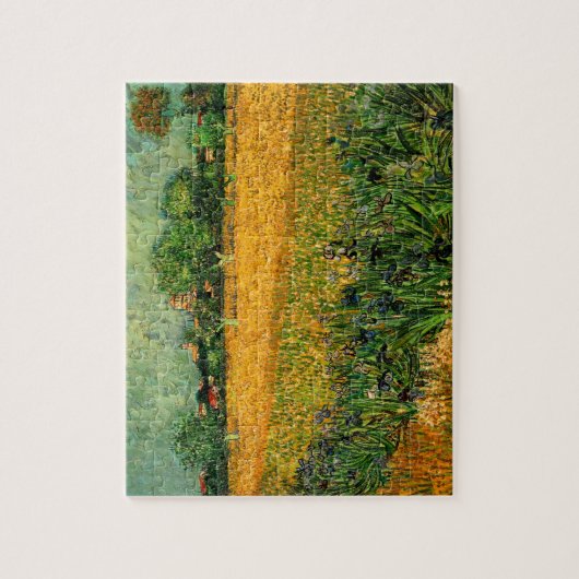 Puzzle Vue d'Arles avec Irises par Vincent van Gogh (Vertical)