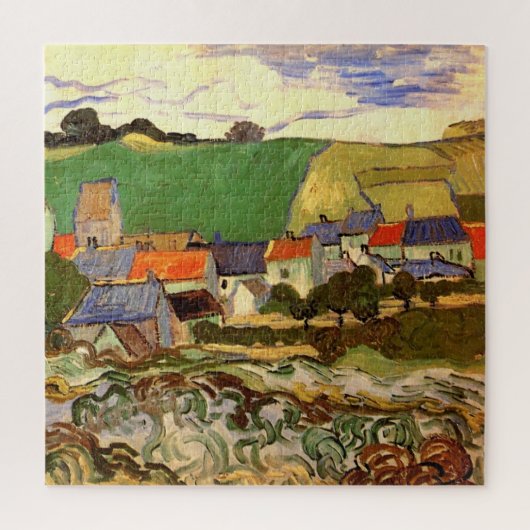 Puzzle Vue d'Auvers par Vincent van Gogh (Vertical)