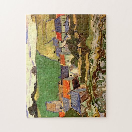 Puzzle Vue d'Auvers Vincent van Gogh. (Vertical)
