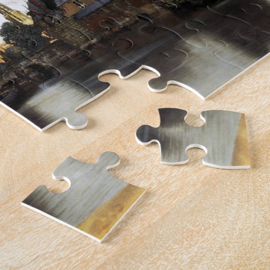 Puzzle Vue de Delft par Johannes Vermeer (Côté)