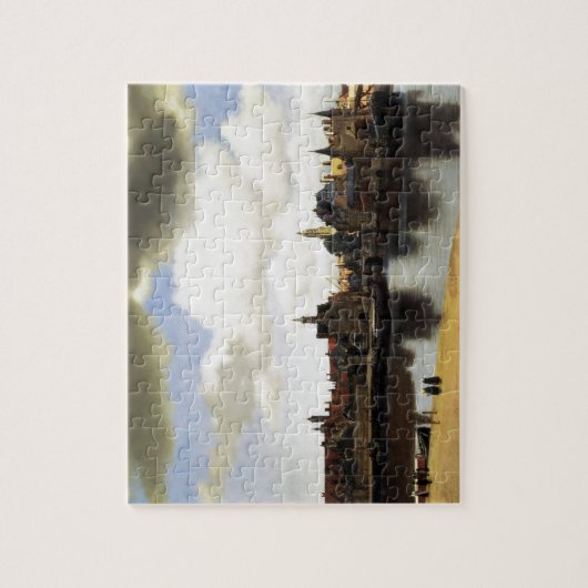 Puzzle Vue de Delft par Johannes Vermeer (Vertical)