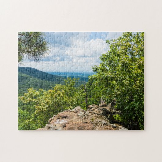 Puzzle Vue de falaise de réserve forestière d'Ozark (Horizontal)