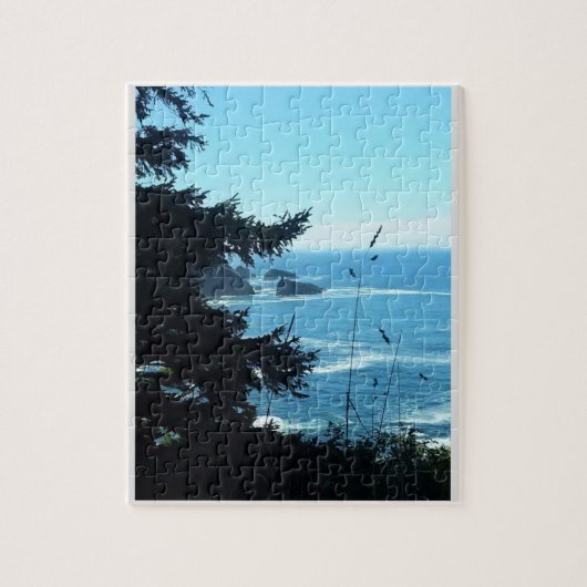 Puzzle Vue de Hart's Cove, Côte de l'Oregon (Vertical)