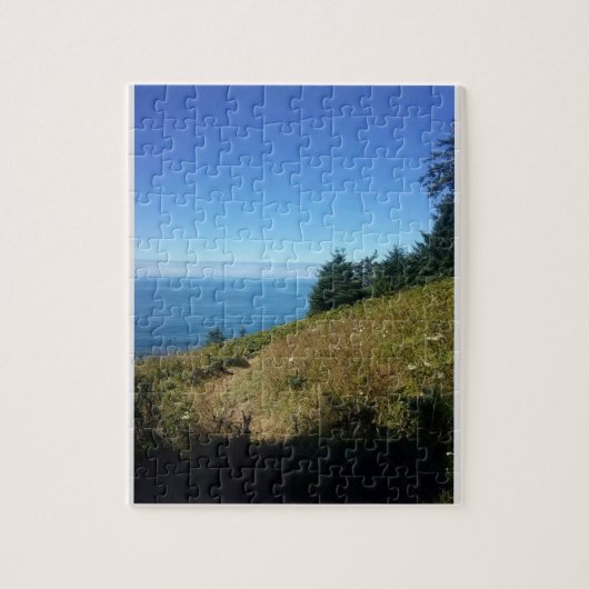 Puzzle Vue de Hart's Cove Trail, Côte de l'Oregon (Vertical)