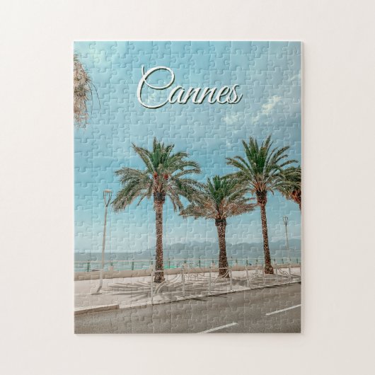 Puzzle Vue de la Côte d'Azur à Cannes France  (Vertical)