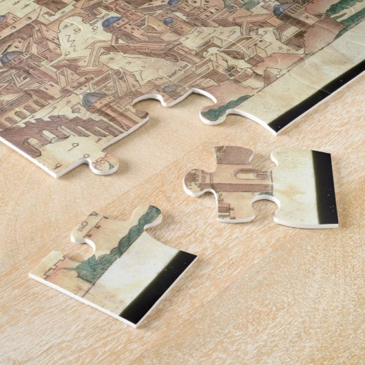 Puzzle Vue de la ville de Jérusalem, de Nuremberg (Côté)