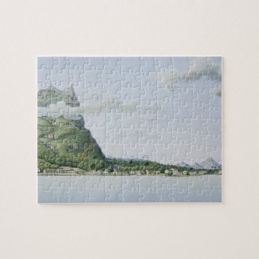 Puzzle Vue de l'île de Bora Bora, de 'automobile de (Horizontal)