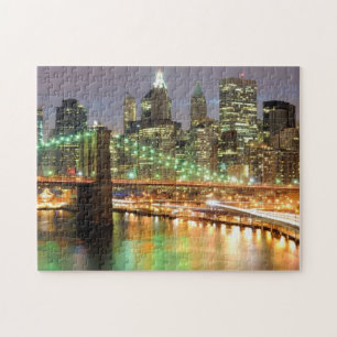 Puzzle Vue de Lower Manhattan et du pont de Brooklyn