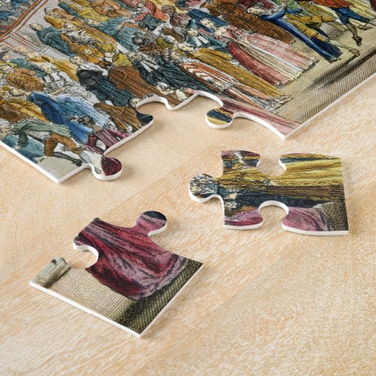 Puzzle Vue de perspective de la salle de bal, construite (Côté)