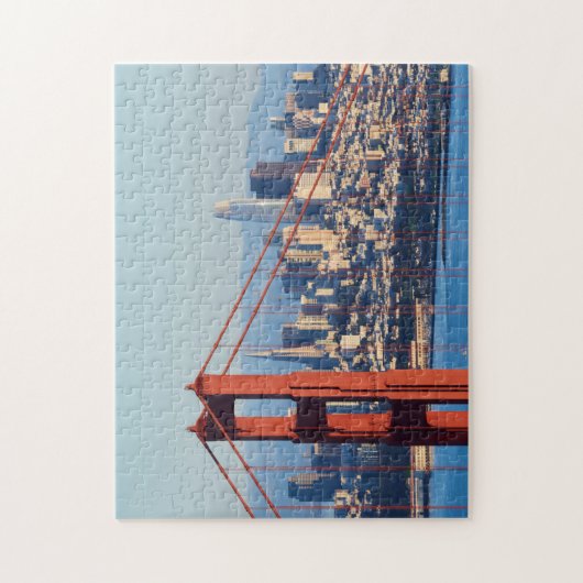 Puzzle Vue de San Francisco à travers Golden Gate Bridge (Vertical)