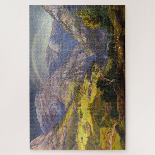 Puzzle Vue de Stalheim en Norvège (Vertical)