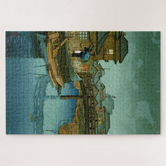 Puzzle Vue de Tokaido Shinagawa Kawase Hasui (Horizontal)