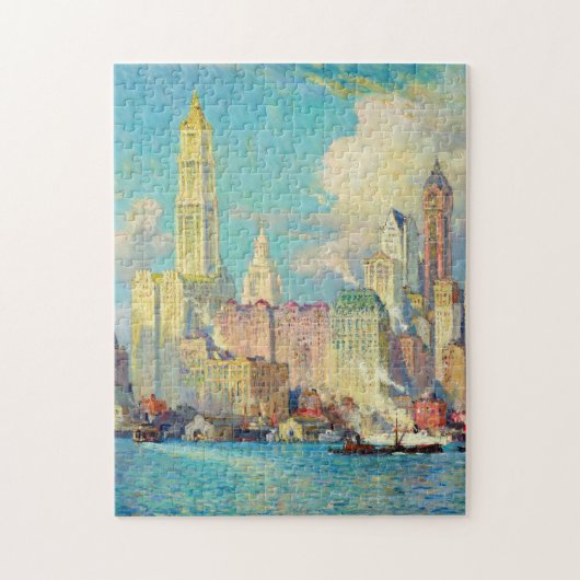 Puzzle Vue de Wall Street | Colin Campbell Cooper (Vertical)