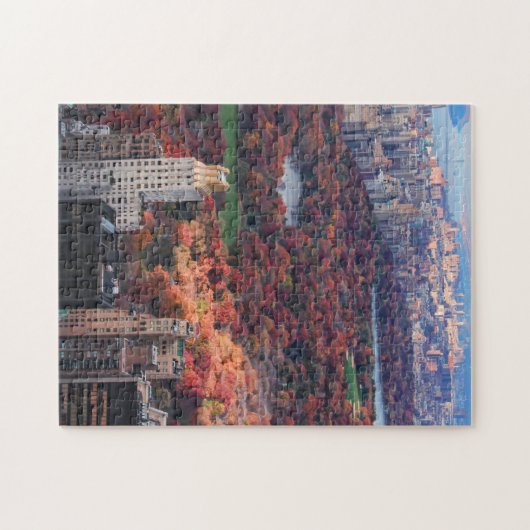 Puzzle Vue d'en haut : Automne dans Central Park 01 (Horizontal)