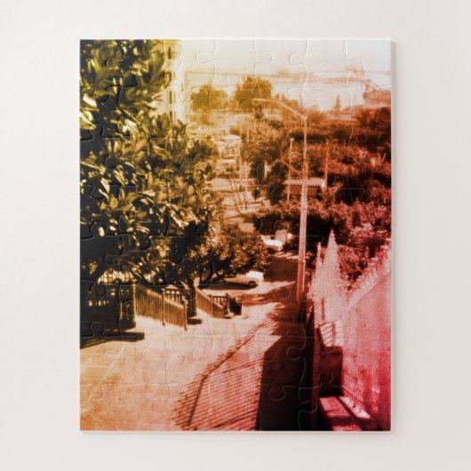 Puzzle Vue d'ensemble du quartier d'Alger en Algérie vint (Vertical)