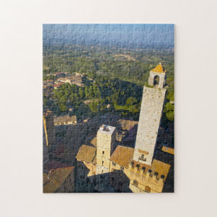 Puzzle Vue Depuis La Tour, San Gimignano, Sienne, Toscane