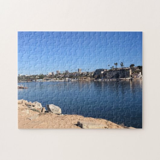 Puzzle Vue depuis le Wedge, Newport Beach, Californie (Horizontal)