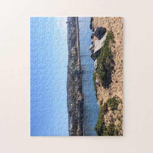 Puzzle Vue depuis le Wedge, Newport Beach, Californie (Vertical)