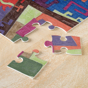 Puzzle "Vue depuis un vaisseau spatial" Art Abstrait