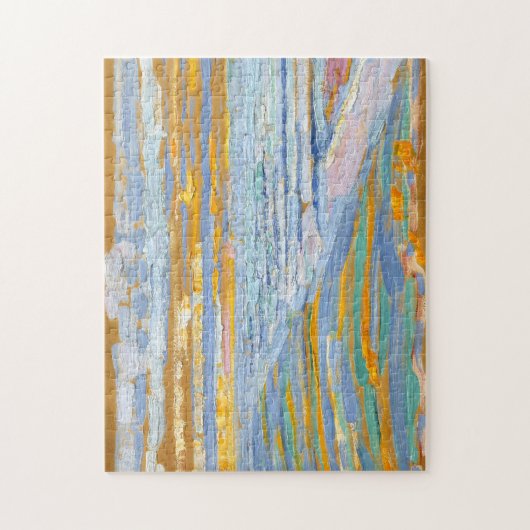 Puzzle Vue des dunes avec plage par Piet Mondrian (Vertical)