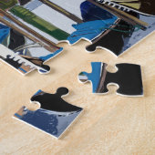 Puzzle Vue des gondoles enchaînées du Carré St Marks (Côté)