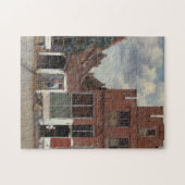 Puzzle Vue des maisons à Delft par Johannes Vermeer (Horizontal)