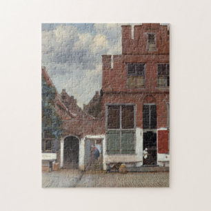 Puzzle Vue des maisons à Delft par Johannes Vermeer