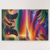 Puzzle Vue du coucher du soleil (Horizontal)