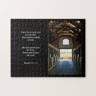 Puzzle Vue du Kentucky depuis la grange, Psaume 121:1-2