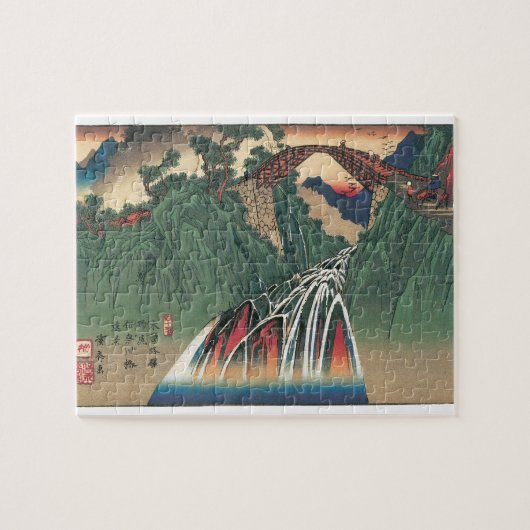 Puzzle Vue du pont sur la rivière Ina, Nojiri par Hiroshi (Horizontal)
