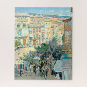Puzzle Vue d'une ville française du sud par Childe Hassam