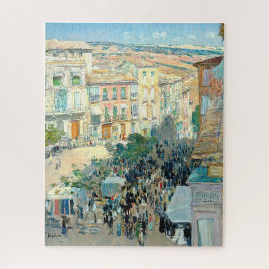Puzzle Vue d'une ville française du sud par Childe Hassam (Vertical)