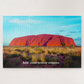 Puzzle Vue fabuleuse d'Uluru, ou d'Ayers Rock, Australie, (Horizontal)