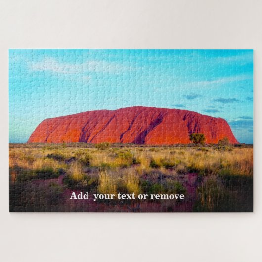 Puzzle Vue fabuleuse d'Uluru, ou d'Ayers Rock, Australie, (Horizontal)