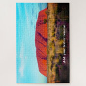 Puzzle Vue fabuleuse d'Uluru, ou d'Ayers Rock, Australie, (Vertical)