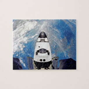 Puzzle Vue Fish Eye Navette Spatiale Atlantis Orbite Terr