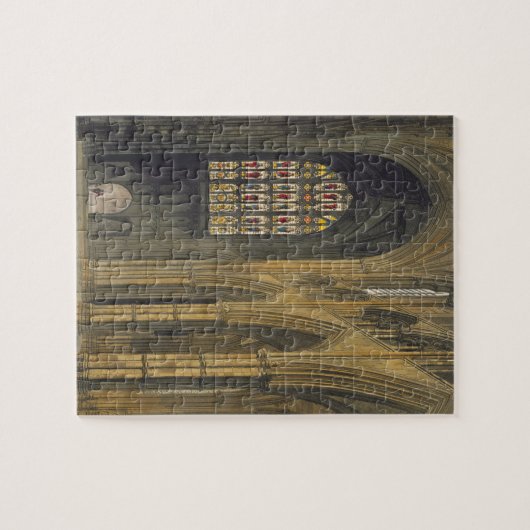 Puzzle Vue intérieure d'Abbaye de Westminster regardant (Horizontal)