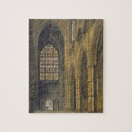 Puzzle Vue intérieure d'Abbaye de Westminster regardant (Vertical)