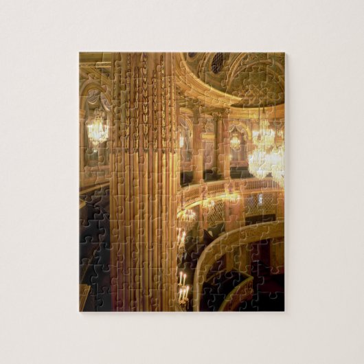 Puzzle Vue intérieure du théatre de l'opéra regardant (Vertical)