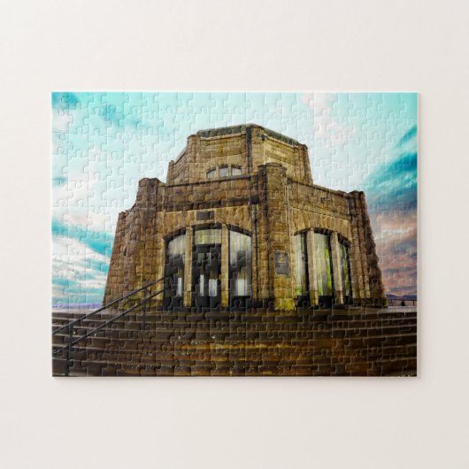 Puzzle Vue Maison Portland Oregon. (Horizontal)