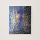 Puzzle Vue maritime avec coucher de soleil par Claude Mon (Vertical)