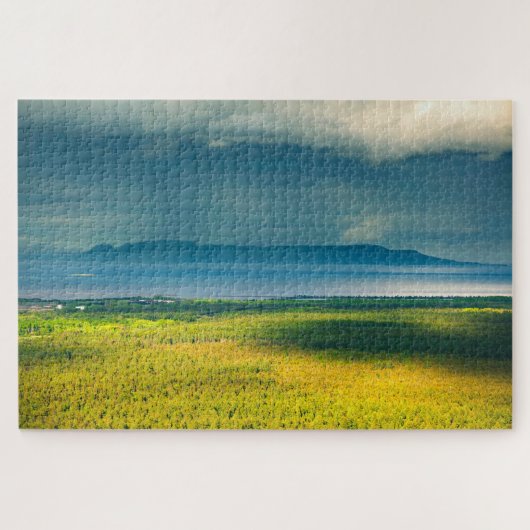 Puzzle Vue morose du géant endormi du lac Supérieur (Horizontal)